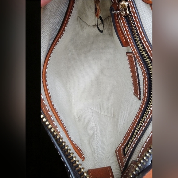 Dooney & Bourke Blue Leather Penrose Hobo Crossbody Bag NWOT - Picture 6 of 13